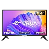 CRUA Smart Fernsehen 24 Zoll(60cm) Fernseher Android TV HD Ready Triple Tuner Dolby Audio Google...