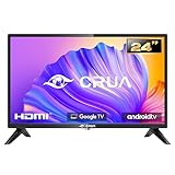 CRUA Smart Fernsehen 24 Zoll(60cm) Fernseher Android TV HD Ready Triple Tuner Dolby Audio Google...