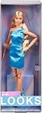 Barbie Looks Puppe, Sammelfigur Nr. 23 mit aschblonden Haaren und moderner Y2K-Mode,...