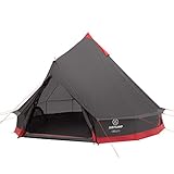 Justcamp Bell 6 Tipi Zelt für Gruppen, Familien oder Camping bis zu 6 Personen