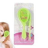 Baby-Bürste und Kamm-Set – Fellpflege, weiche Borsten, Haarbürste, Sicherheits-Kopfhautpflege,...