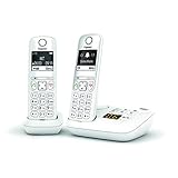 GIGASET Festnetztelefon AS690 A Duo White