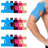 12 Stück Kinesiotapes Vorgeschnitten für Schultern, Kinesiologie Tape Schulter Wasserfestes...