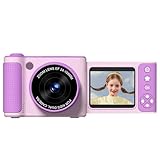 Kinderkamera, Videokamera mit 6,1 cm Bildschirm, Lernspielzeug mit Blitz für drinnen und draußen,...