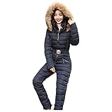 Schneeanzug Damen Einteiler Winter Warm Skianzug Damen Einteiler Schnee Skifahren Sets Winter...