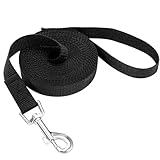 Partideal Schleppleine für Hunde, 5m Hundeleine mit Handschlaufe und D-Karabiner, Wasserdicht...