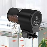 Futterautomat für Aquarium Automat Fische Futterspender: 100ML Groß Kapazität Fischfutter Feeder...