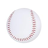 Lsaardth Baseball Softball, 7,2cm Training Baseball Ball Kuhhaut Sport Baseball Softbälle...