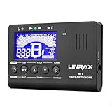 Linrax MT1 Metronom Stimmgerät, 3 in 1 Digitales Metronom Stimmgerät Tongenerator für Gitarre...