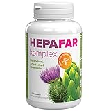 Hepafar Komplex - Mariendistel, Artischocke und Löwenzahn Komplex - 80% Silymarin mit Vitamin E -...