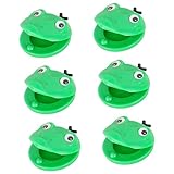 F Fityle 6 Stück Mini Kastagnetten Musikinstrument Percussion Fingerkastagnetten Klappbrett...
