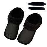 Schuheinlagen - Furry Shoe Liners | Warme Einlegesohlen mit Shoelaces | Dicke weiche Schuheinlagen |...