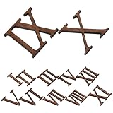 CLISPEED Holz Uhrziffern Satz mit Römischen Zahlen 9 Zoll Geräuschloses Uhrwerk Zubehör für...