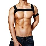 Sleek Herren Muskel-Brustgurt Geschirr mit verstellbaren Funktionen, tolles Accessoire für...