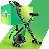 Heimtrainer Fahrrad Klappbar, VANNECT Hometrainer Fahrrad Klappbar, Ergometer Heimtrainer mit 16...