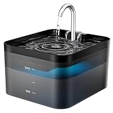 PawPoll Katzenbrunnen, 2,2L Trinkbrunnen für Katze, Super Leiser, Wasserhahn-Design Wasserbrunnen...