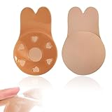 Klebe BH Push Up, Nippelpads, Klebe BH Große Brust, Sticky Bra, Wasserdicht und Schweißresistent,...