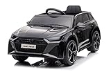 FINOOS Kinder Elektroauto A.U.D.I RS6 12V Original Lizenz Kinderauto Kinderfahrzeug - 2,4 Ghz Rc...