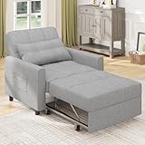 Bealife Relaxsessel, Schlafsessel mit Verstellbarer Rückenlehne, Fernsehsessel, Klappbares...