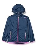 CMP Mädchen Kinder-regenjacke Mit Fester Kapuze KID G JACKET RAIN FIX HOOD, Blau, 152 EU