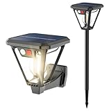 Outdoor Solar Lights – Motion Sensor Ground Lights mit 3 Modi | 2 Stück Outdoor Intelligent LED...