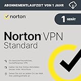 Norton VPN Standard 2025 | 1 Geräte | 1-Jahres-Abonnement | PC/Mac/Android/iOS | Aktivierungscode...