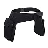 Kunst und Magie Doppel Bauchtasche Sidebag Gürteltasche Festivaltasche Hippie Goa,...