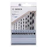 Bosch Accessories 9-tlg. PointTeQ Sechskantbohrer-Set (für Metall, Ø: 2-8 mm, Arbeitslänge:...