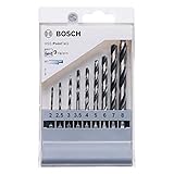 Bosch Professional 9-tlg. PointTeQ Sechskantbohrer-Set (für Metall, Ø: 2-8 mm, Arbeitslänge:...
