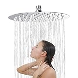 Funmo 8 Zoll Regendusche Duschkopf, 304 Edelstahl Regenduschkopf Verstellbarer Kopfbrause mit 90...