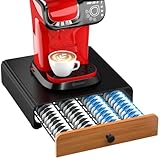 HFHOME 64 Kapselhalter für Tassimo Kapselschublade Metall Kaffeekapselhalter Kapselspender Ständer...