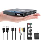 ARAFUNA Mini DVD Player, HDMI Small DVD Player for TV with All Region Free, 1080P HD Compact Small...