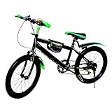 HUOMMGS Mountainbike 20 Zoll Kinderfahrrad 7 Gang Kinder Mountainbike mit Kettle Holder und...