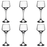 Argon Tableware Sherry- / Likörgläser - 80 ml - 6 Stück mit Geschenkverpackung