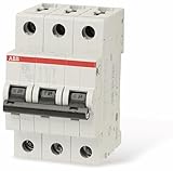 ABB S200 MCB Leitungsschutzschalter Typ B, 3-polig 20A 400V, Abschaltvermögen 6 kA System Pro M...