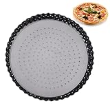 Pizzablech mit Löchern, Pizzablech für Backofen | Antihaft-Pizzablech aus Kohlenstoffstahl mit...