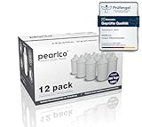 PearlCo® Classic Wasserfilter Kartuschen (12er Pack - 12 Monatsvorrat) Filter Trinkwasser...