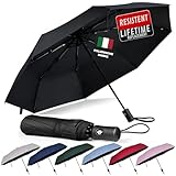 Regenschirm sturmfest I Taschenschirm leicht 360 Gramm I Regenschirm klein Ø 95cm für Reise und...