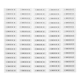 Gogogmee 75 Stück Teiliges Selbstklebender Anti-diebstahl-sicherheitsaufkleber für...