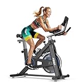 ORISYN Heimtrainer Fahrrad, Ergometer mit 300 WATT Widerstandsmoment, 4-Fach Verstellbaren Lenker...