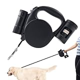 Hundeleine, einziehbar, mit Licht – automatische Teleskopleine, fünf Meter, Zubehör für den...