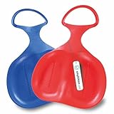 Active Peak® 2er Set Po-Rutscher Schlitten mit Griff Poporutscher Rodel Bob Schneerutscher für...