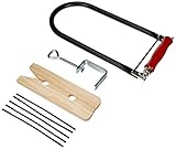Rayher Hobby Rayher Laubsäge-Starter-Set aus Stahlrohr, inkl. Laubsägebrettchen mit...