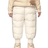 Generisch Kinder Schneehose Warme Winter Hose Daunenhose Mädchen Jungen Weich Winddicht Outdoorhose...