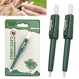 HIULLEN Zeckenschlinge, 2 Stück Zeckenzange Mensch, Effektiver Zeckenentferner, Zeckenhaken &...