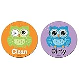 Baixia Spülmaschinen-Magnet Clean Dirty Sign | Magnetische Aufkleber für Waschmaschinen und...