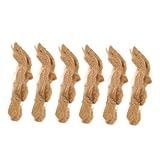 DECOMELODY 6 Stück Teiliges Natürliches Jute Feueranzünder Leichter Outdoor Flame Starter für...