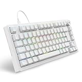 Sharkoon Skiller SGK25 RGB, Gaming Tastatur, 75% Layout, Hot Swap, Huano RED geschmierte Schalter,...