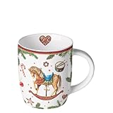 Ambiente Tasse Porzellan 0,2 l kleine Kaffeetasse Teetasse Kindertasse Advent Weihnachten...