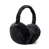 omitium Ohrenwärmer, Winter Ohrenwärmer Faltbare Verstellbarer Plüsch Earmuffs Bequemer weicher...